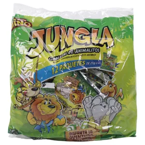 Galletas De Animales Dino Jungla 25 G