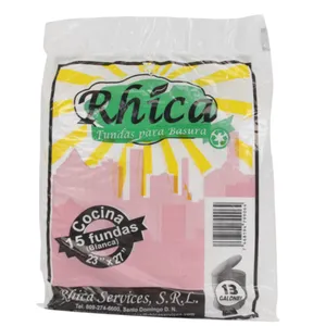 Fundas Rhica Cocina Blanca (13 Galones)