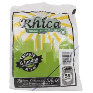 Fundas Basura Cart Gris 55 Gl