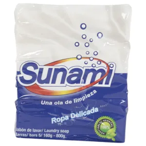 Jabón De Cuaba Sunami Ropa Delicada 5 X800 G