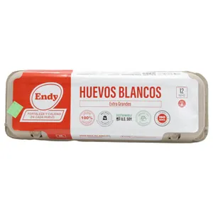 Huevos Docena Blanca 12 Unidades