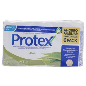 Jabón Protex Aloe Pack X6 (110 G Cada Uno)