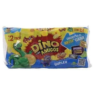 Galleta Rellena Dino Duplex 576 G