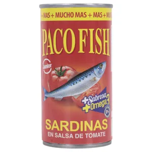 Sardinas Paco Fish En Salsa De Tomate 200 G