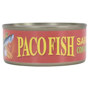 Sardinas Paco Fish Con Vegetales