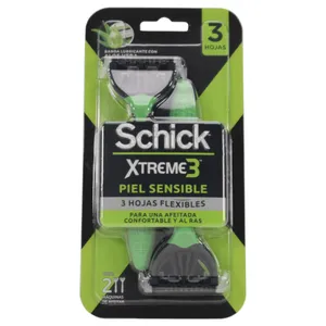 Afeitadora Xtreme3 Piel Sensible X2 Unidades