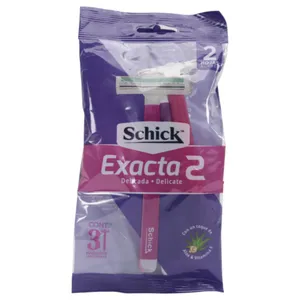 Afeitadora Schick Lady Exacta 2 Piel Delicada X3