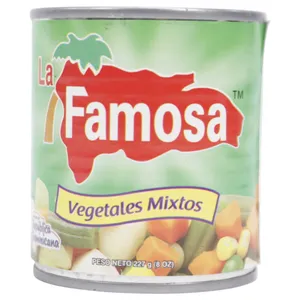 Vegetales Mixtos La Famosa 227 G (8 Oz)
