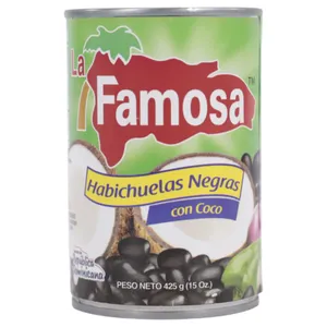 Habichuelas Negras Con Coco La Famosa