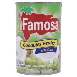 Guandules Con Coco La Famosa 1 Lata