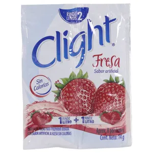 Jugo Clight Fresa Sobre Doble En Polvo 14 G