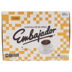 Chocolate Embajador (60 Tabletas)