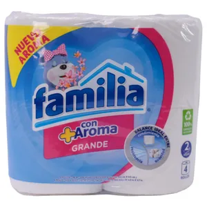 Papel Higiénico Familia Grande 4 Unidades