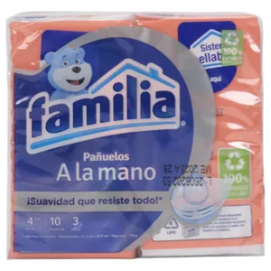 Pañuelos Familia Bolsillo X4