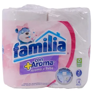 Papel Higiénico Familia Aroma Bebé X4 Rollos
