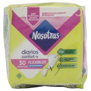 Protectores Diarios Nosotras Flexibles X30 Unidades