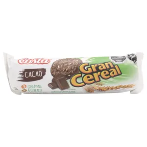 Galleta Costa Cereal Cacao 135 G