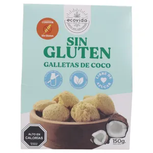 Galleta Ecovida Sin Gluten Con Coco