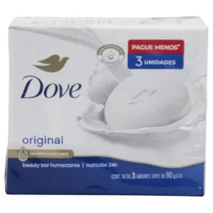 Jabón En Barra Dove Original 3 X90 G