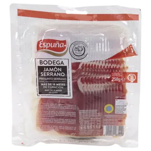 Jamón Espuña Curado Bodega 12 Lonchas 250 G