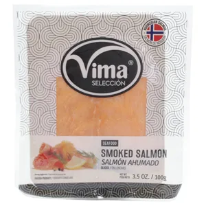 Congelado Salmon Ahumado Vima 100g