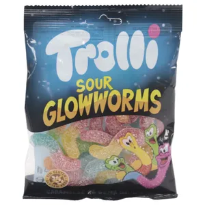 Trolli Sour Glowworms 100 G