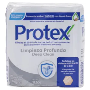 Jabón Protex Limpieza Profunda 3 X110 G (3.9 Oz)