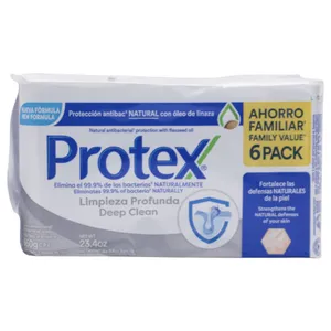 Jabón Protex Deep 6 Pack X110 G