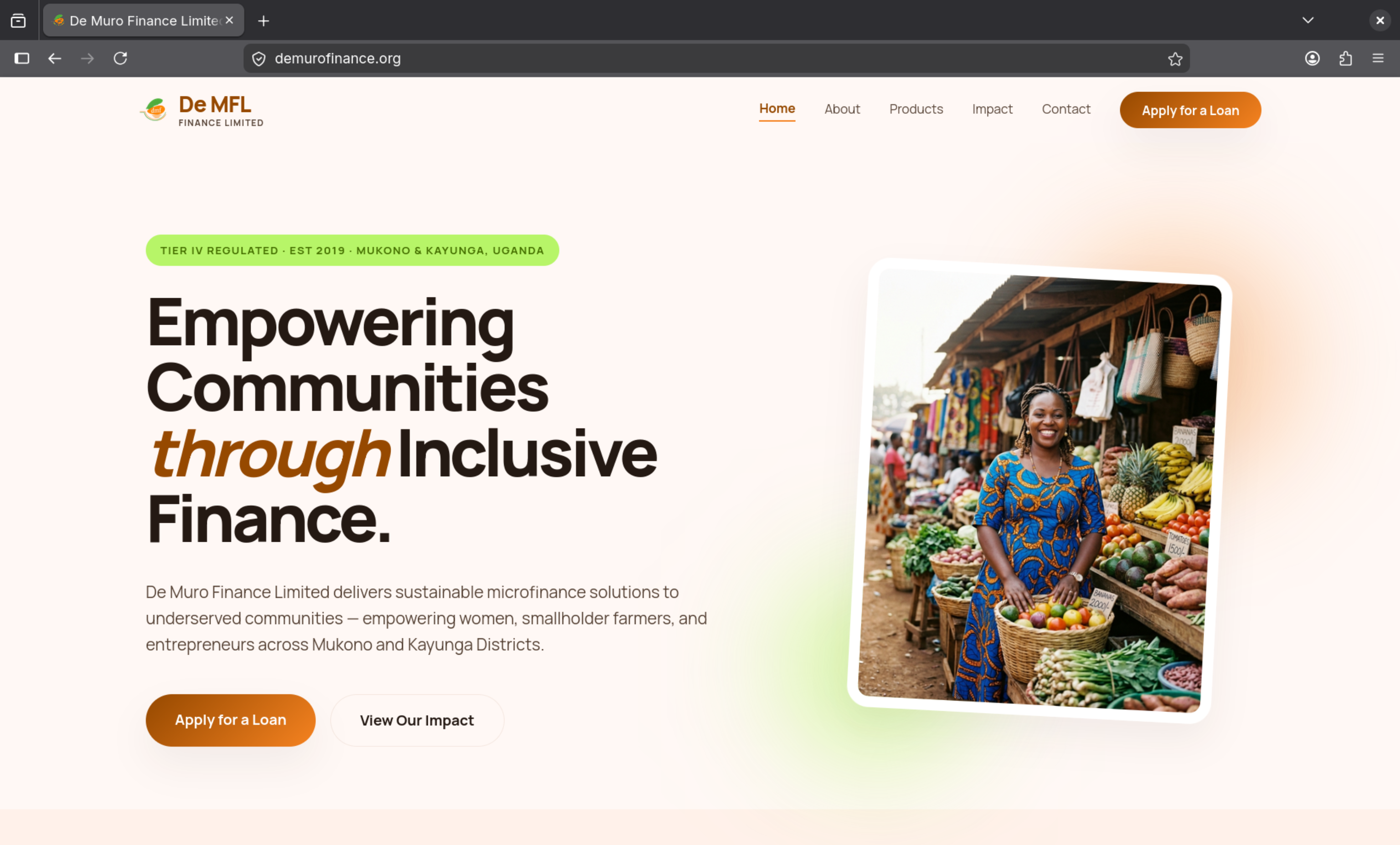 De Muro Finance Limited — Corporate Website