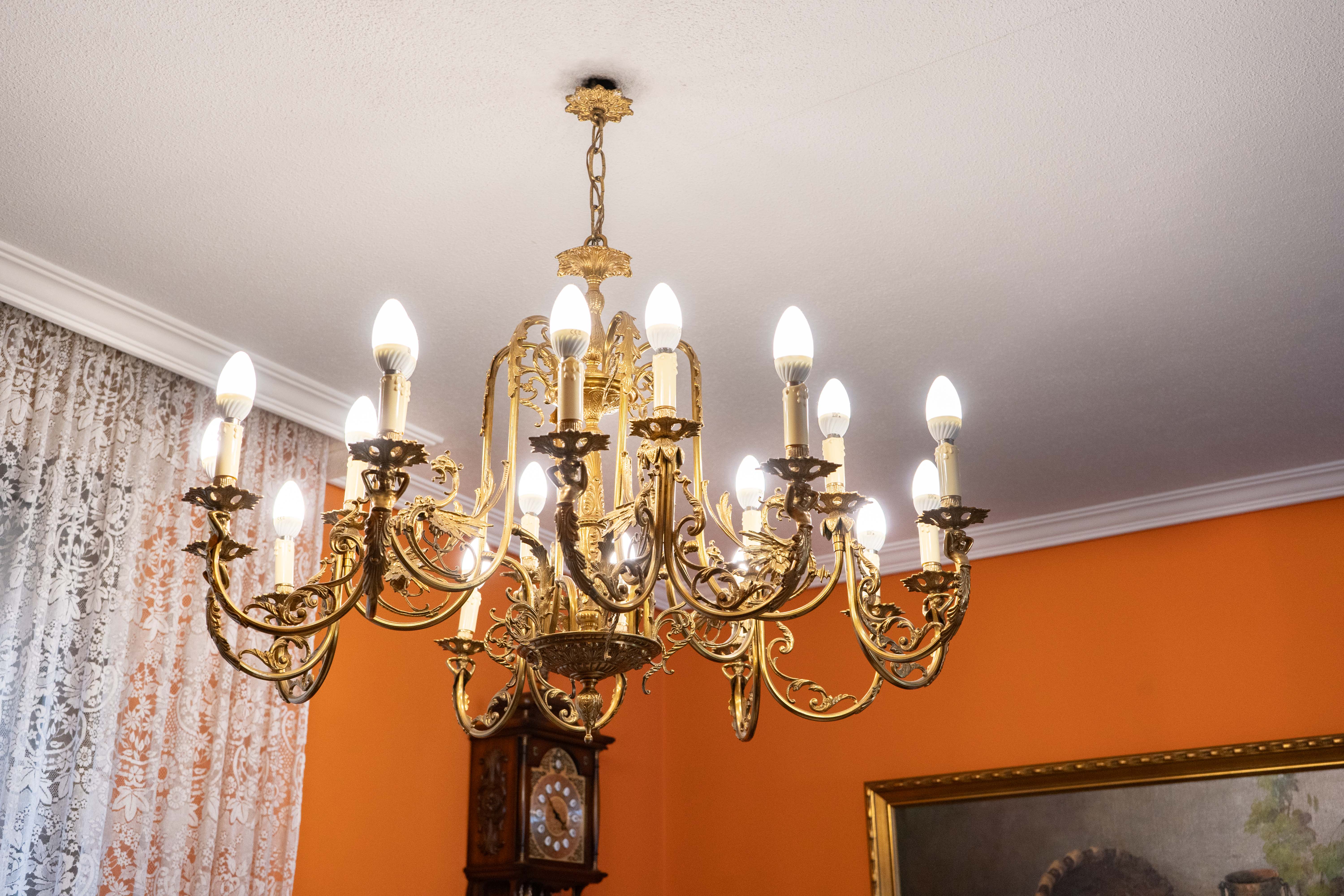 Lámpara de techo araña