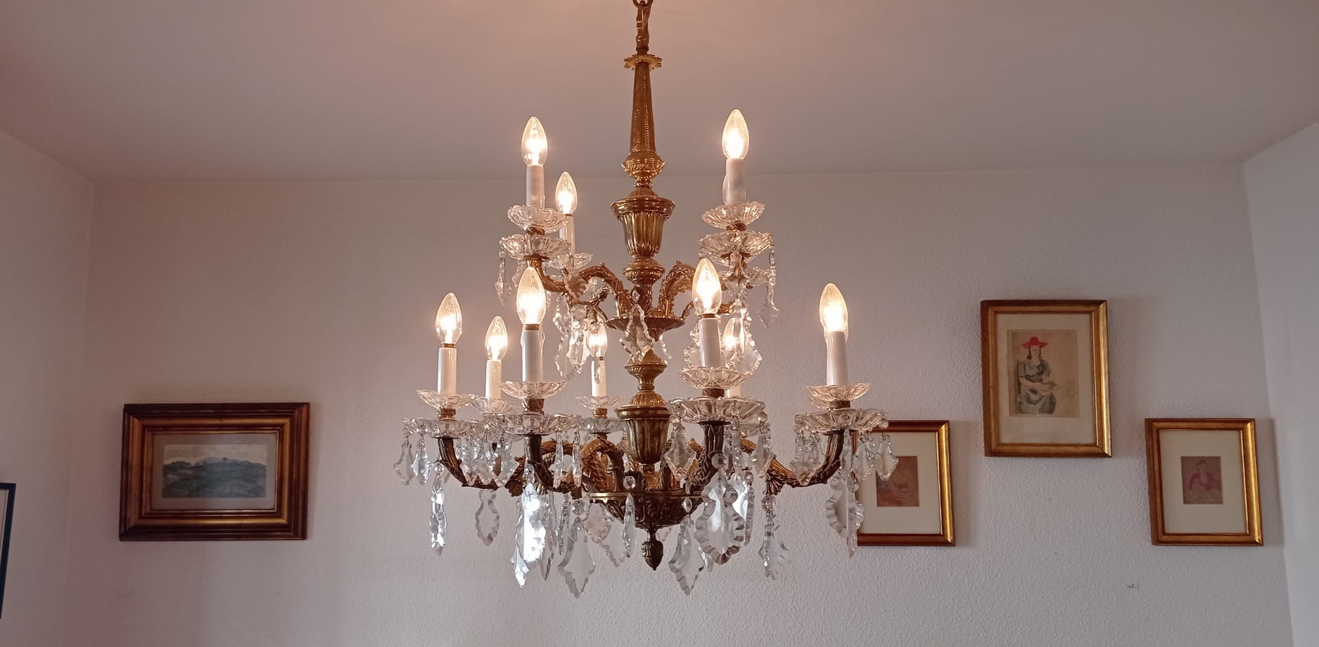 Lámpara de techo araña