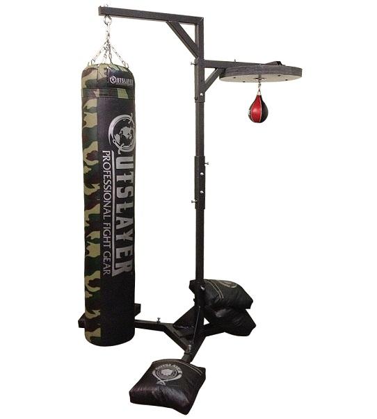 Muay Thai Heavy Bag Stand 370 LB Capacity. Heavy Duty Punching Bag Stand  Comes w