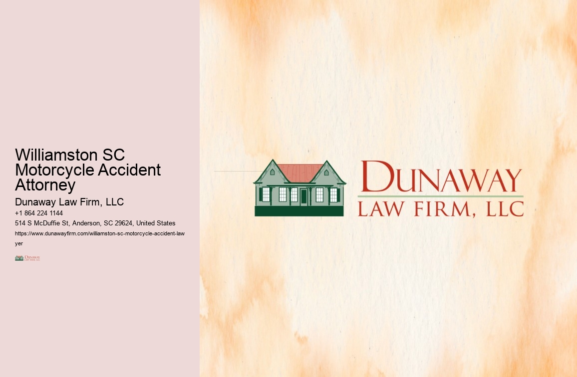 Williamston SC Motorcycle Accident Attorney