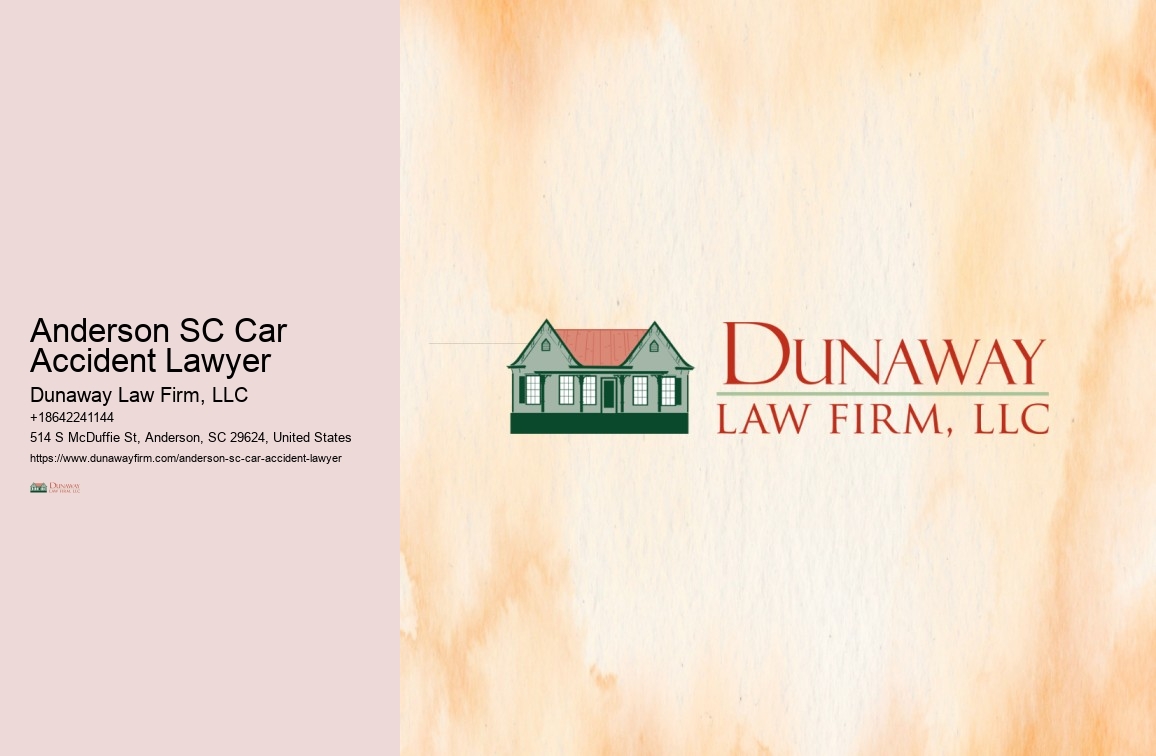 Anderson SC Car Accident Lawyer