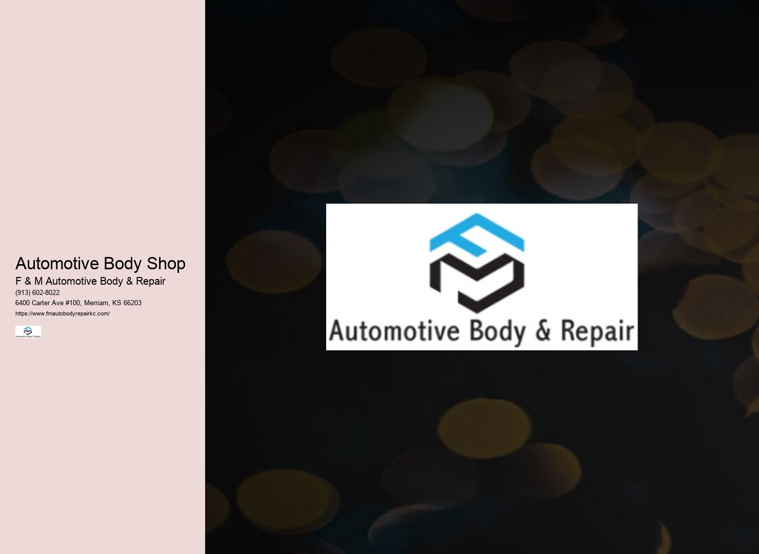 Automotive Body Shop