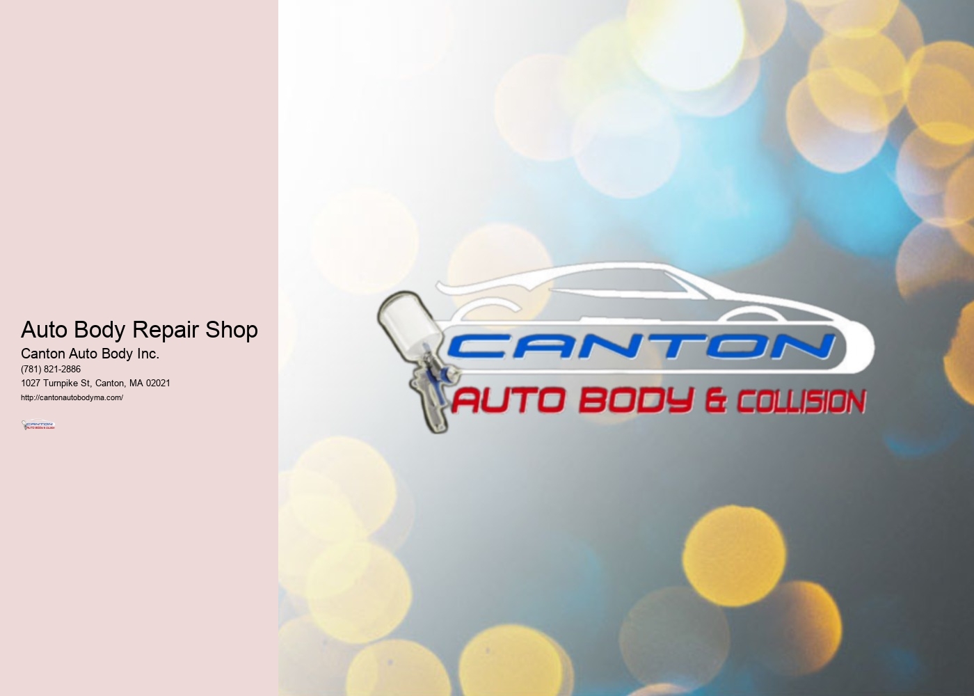 Auto Body Repair Shop