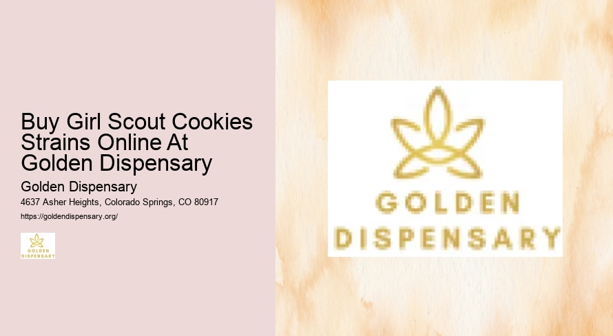 Buy Girl Scout Cookies Strains Online At Golden Dispensary