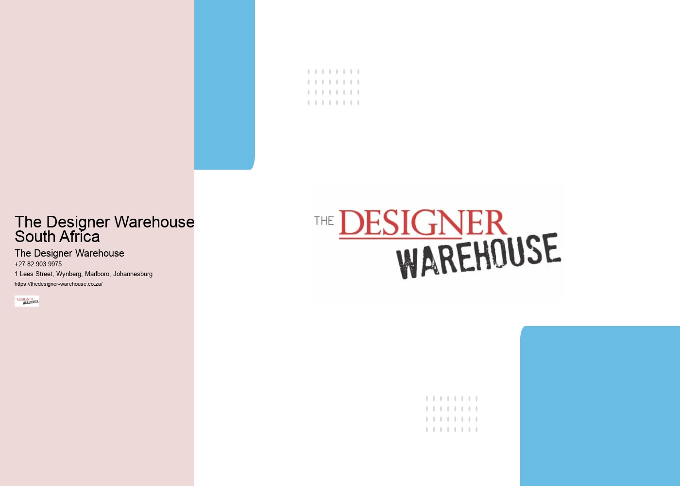 The Designer Warehouse South Africa