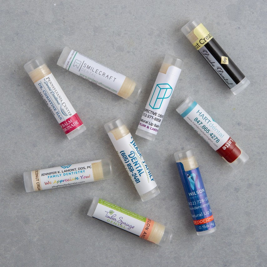 Applying Organic Lip Balm