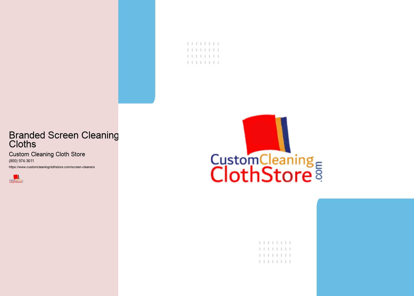 Branded Screen Cleaning Cloths