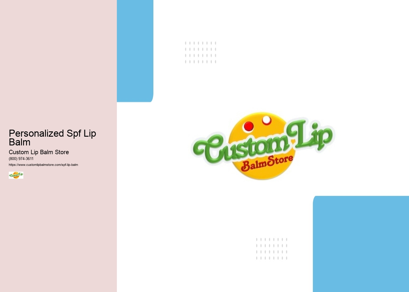 Personalized Spf Lip Balm