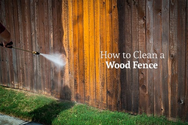 Rinse and Dry Your Fence