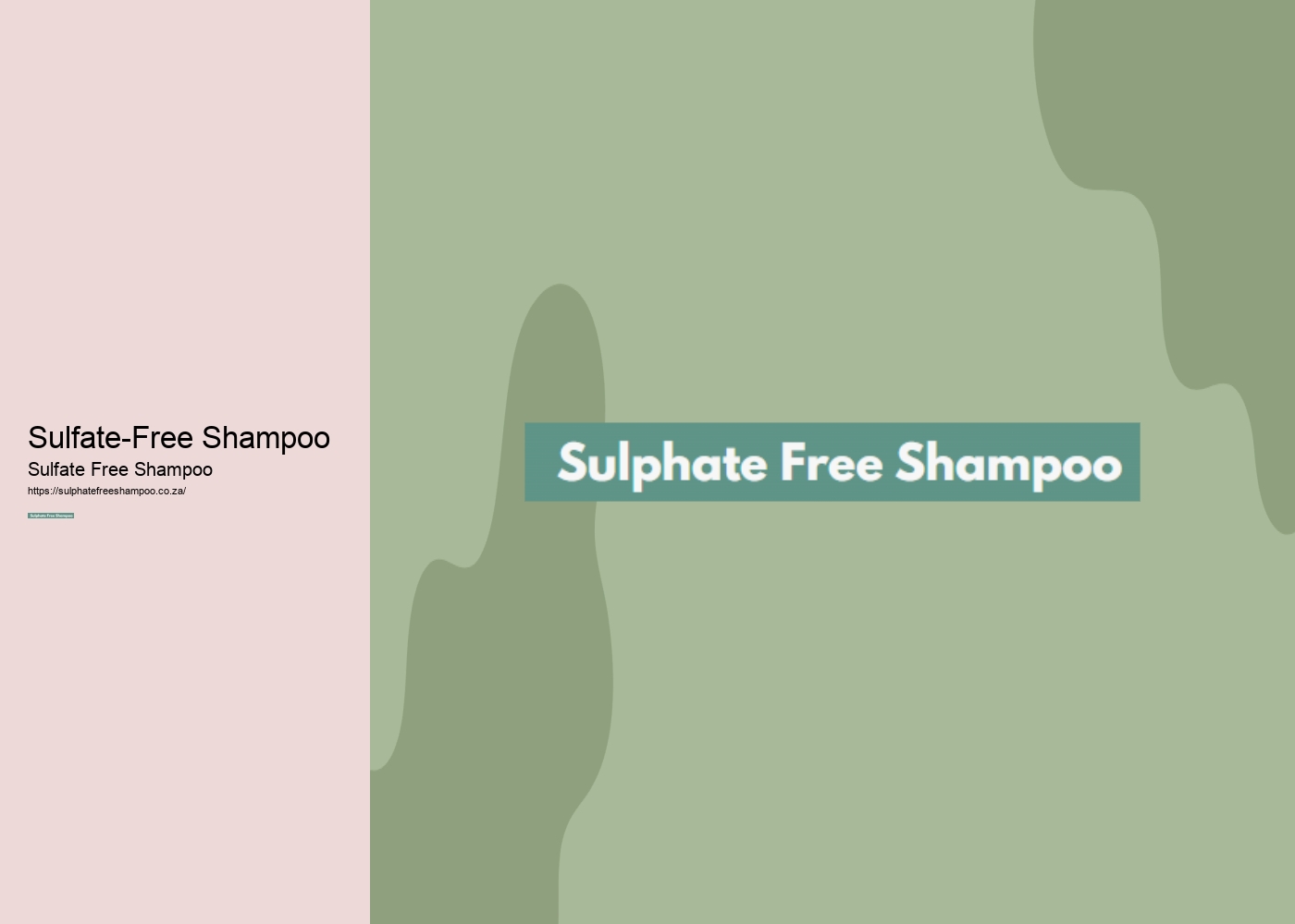 Sulfate-Free Shampoo