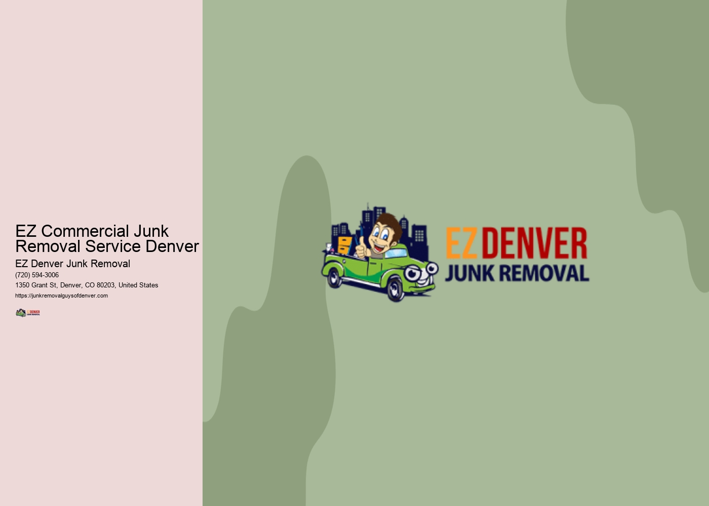 EZ Commercial Junk Removal Service Denver