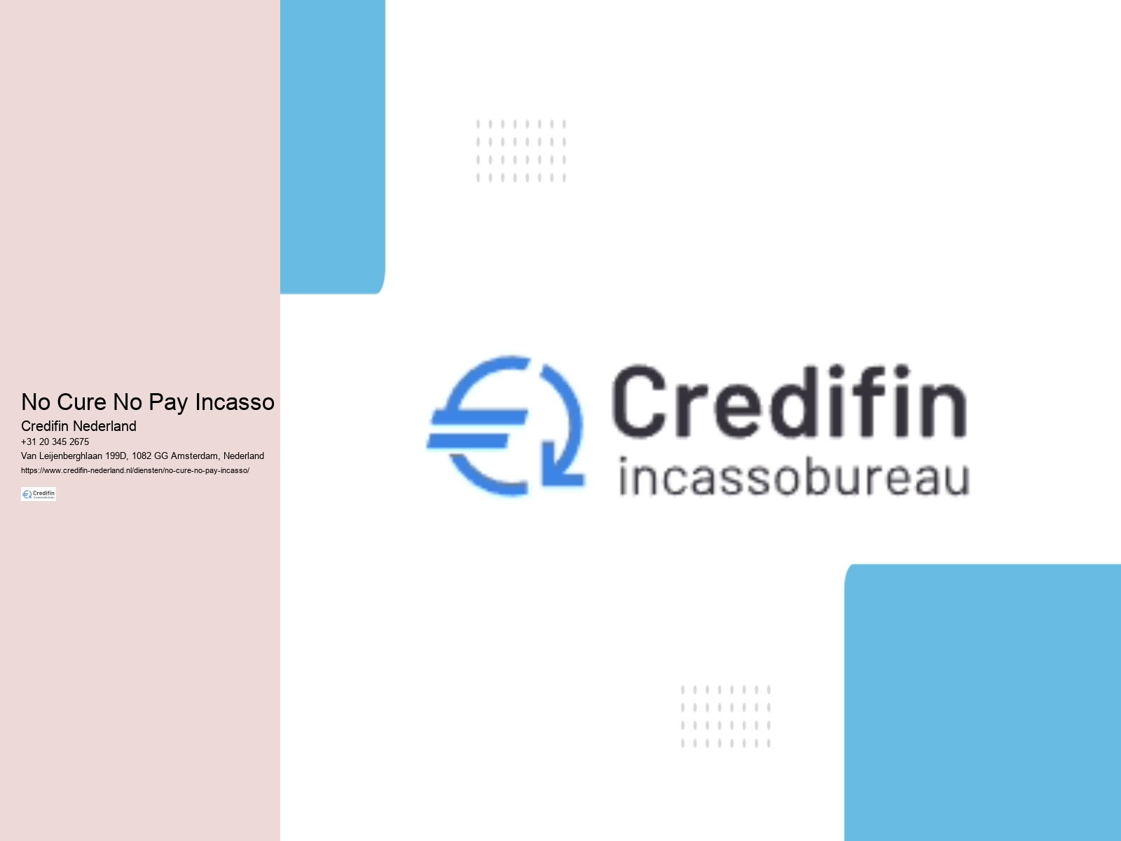 No Cure No Pay Incasso