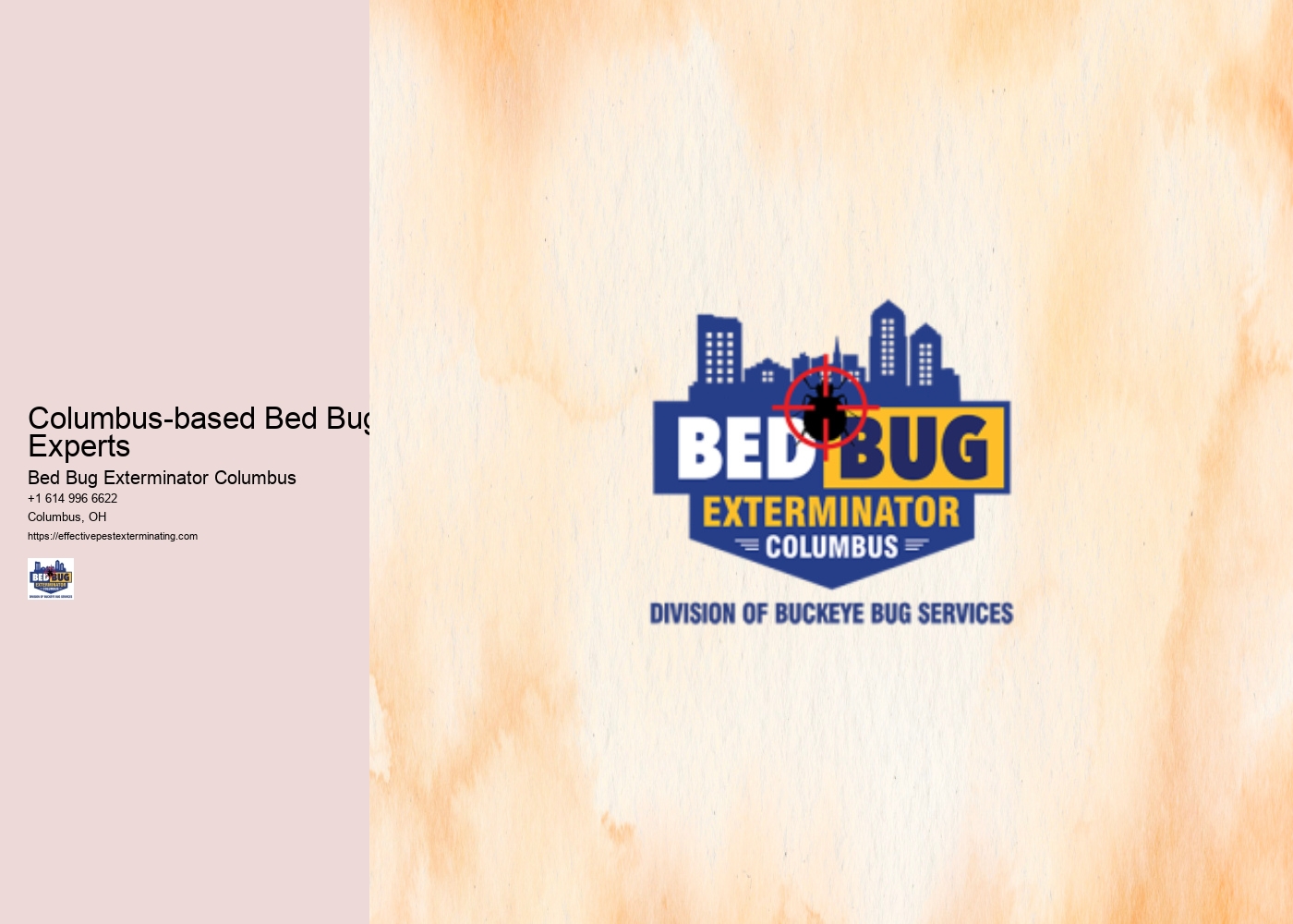 Columbus-based Bed Bug Experts