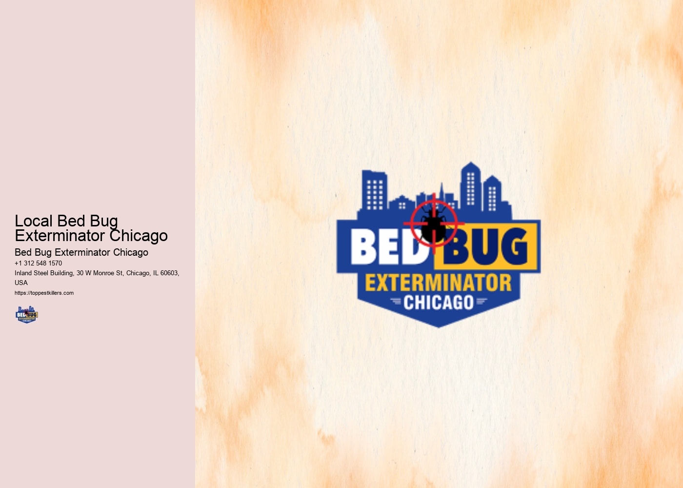 Local Bed Bug Exterminator Chicago