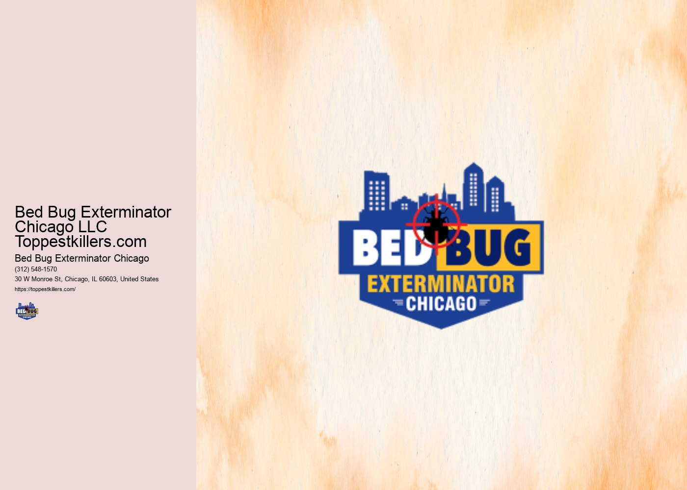 Bed Bug Exterminator Chicago LLC Toppestkillers.com