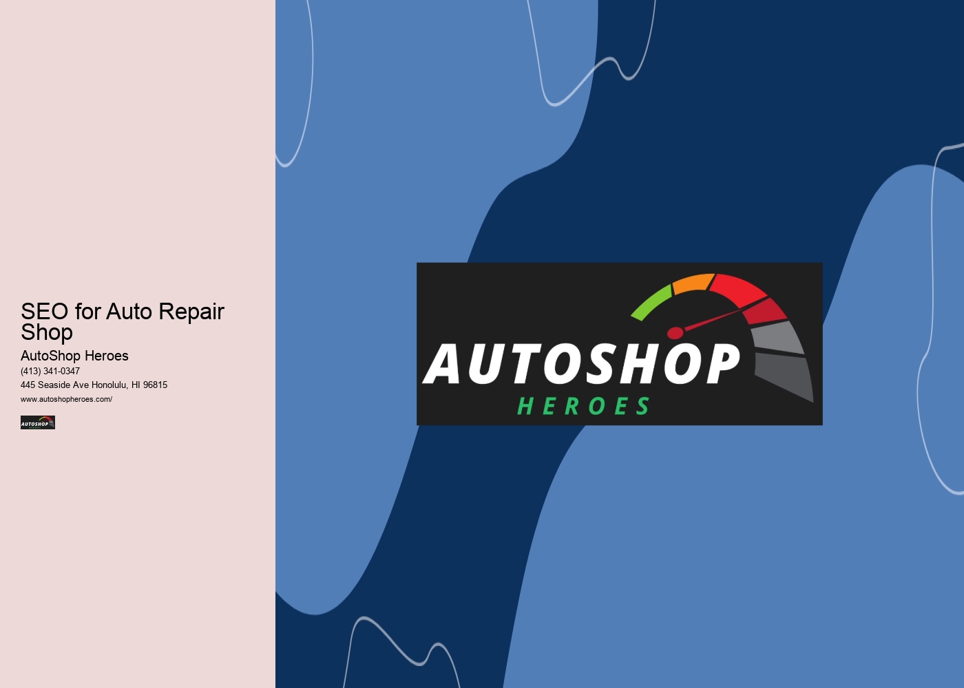 SEO for Auto Repair Shop