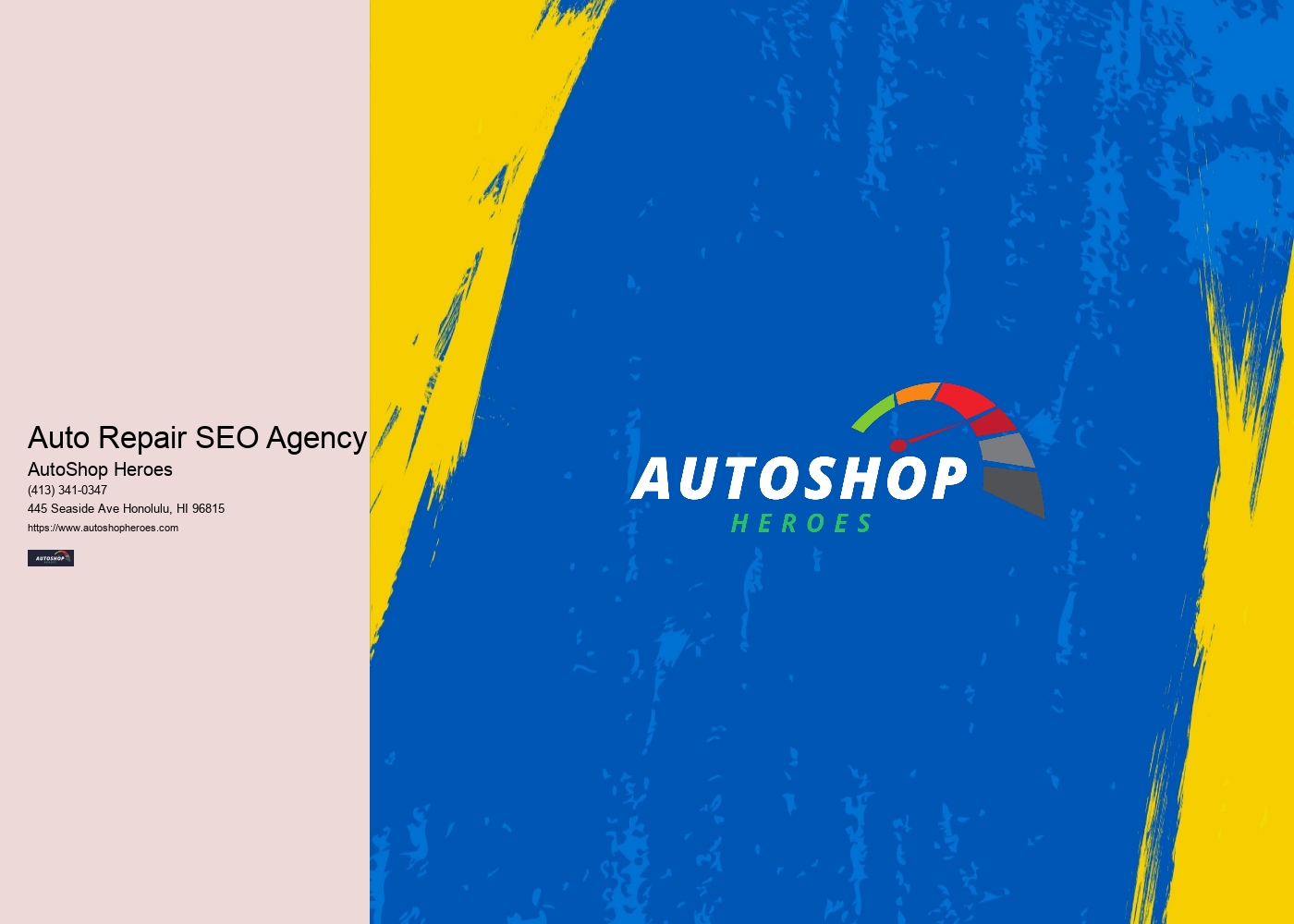 Auto Repair SEO Agency